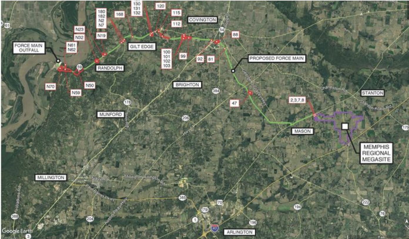 State plans to invest $52M to address Memphis Regional Megasite wastewater issues